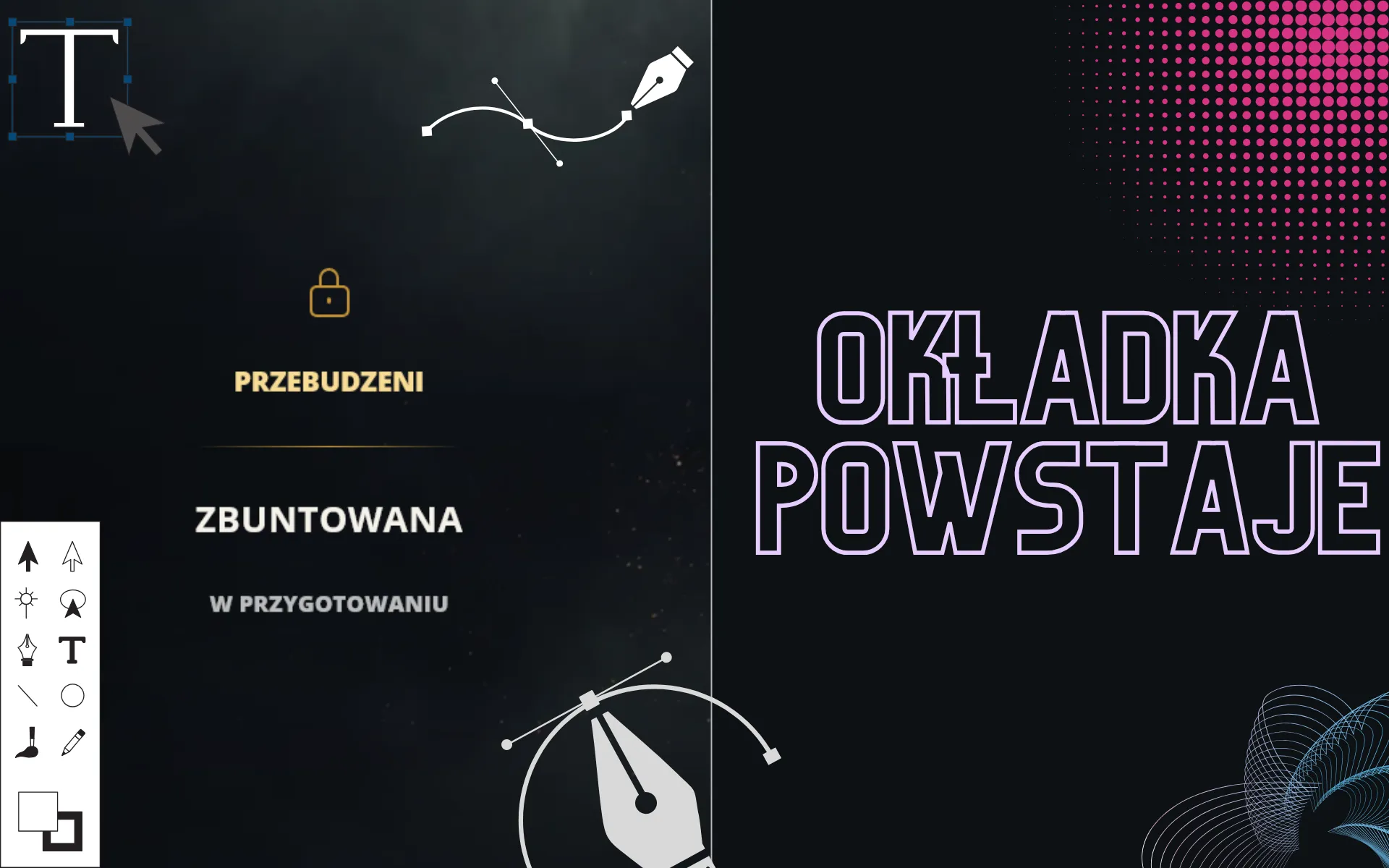 Prace nad okładką ZBUNTOWANEJ
